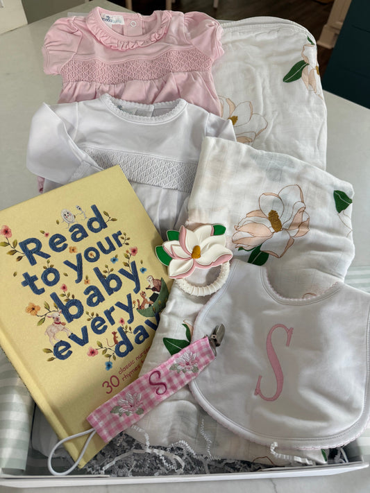 A Custom Magnolia Gift Box: The Perfect Group Baby Shower Gift