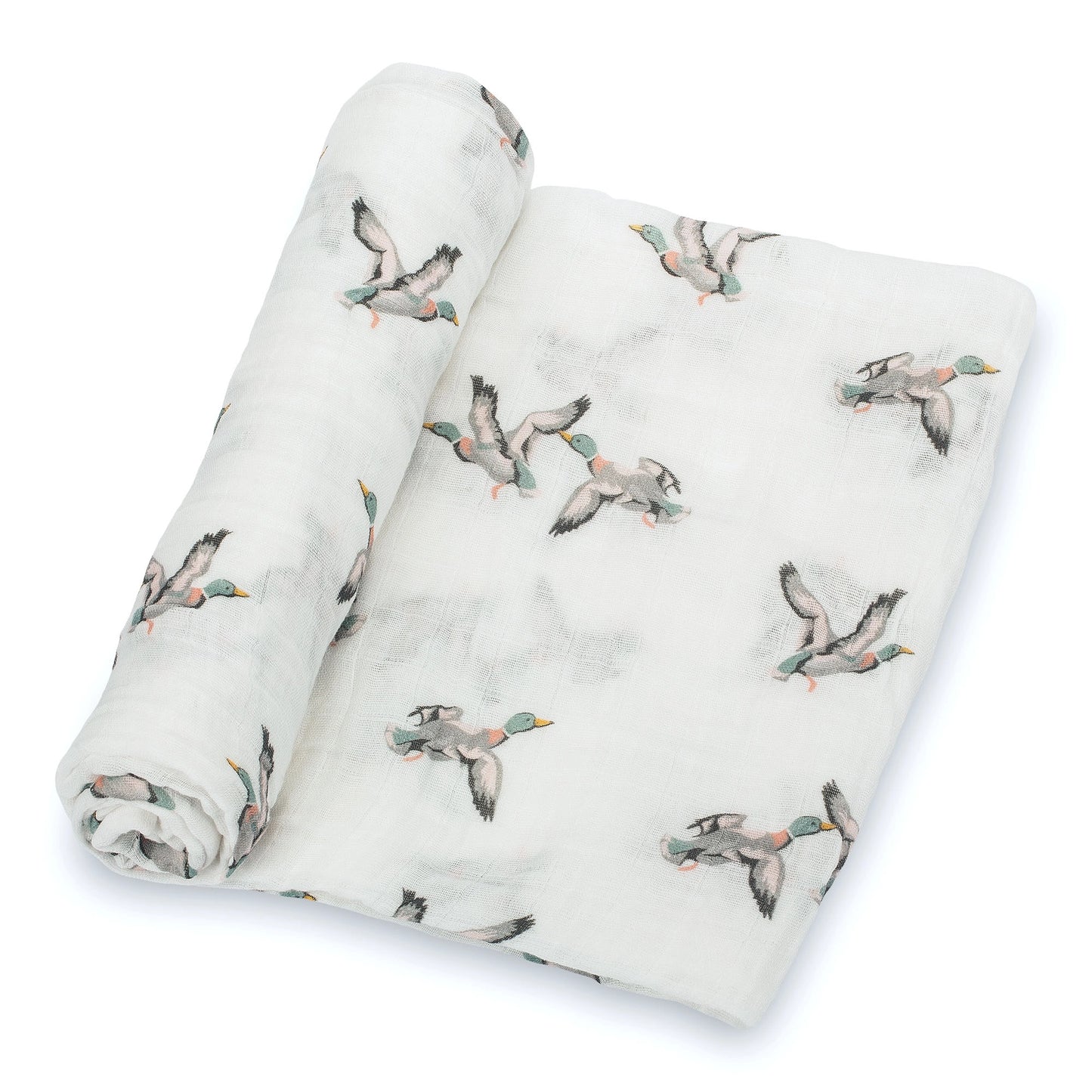 Mallard Print Swaddle Blanket