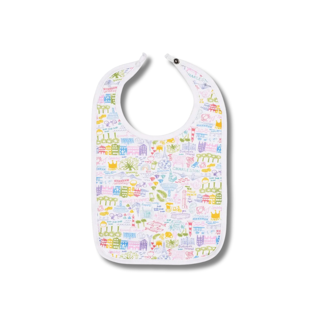 Charleston Print Bib