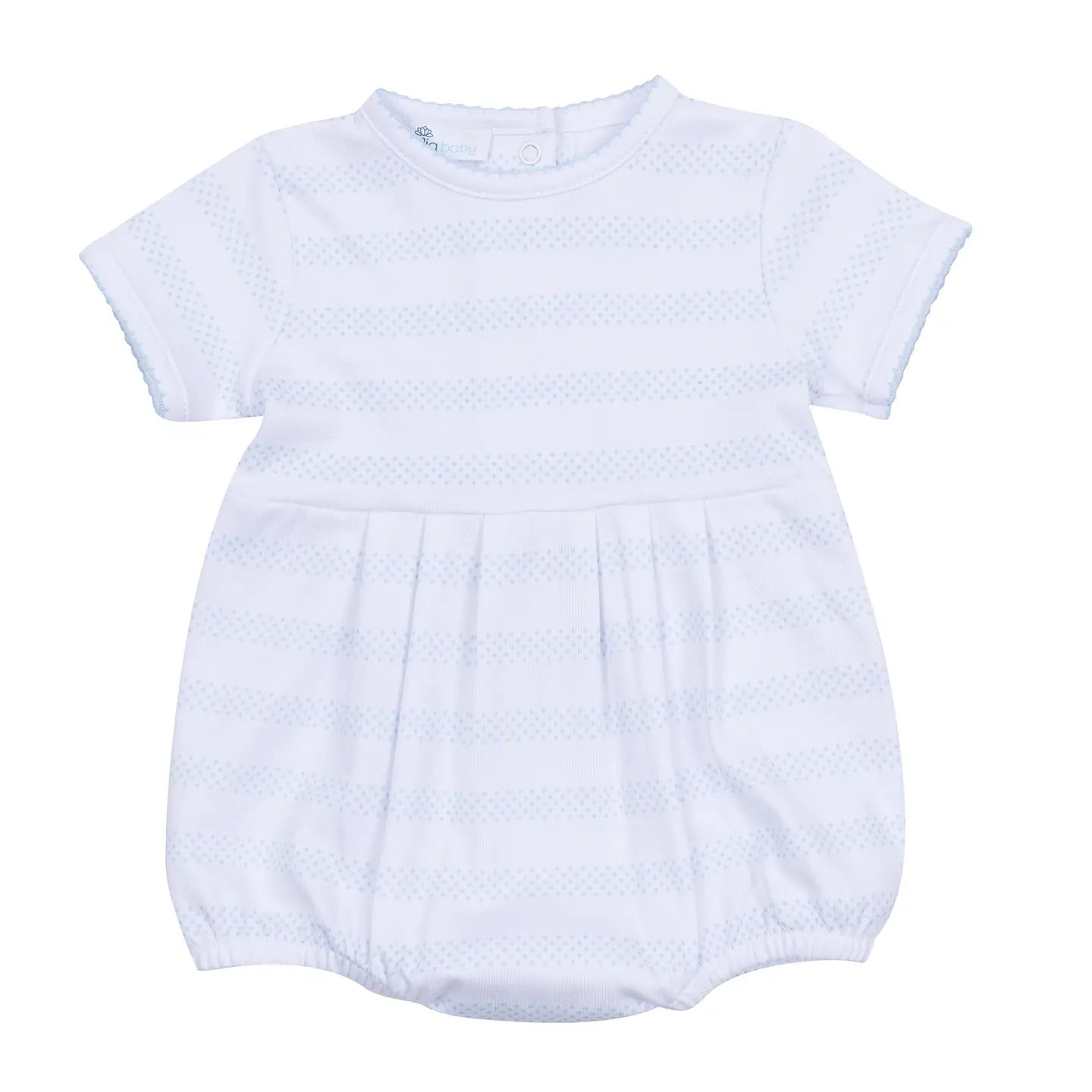 Blue Dotted Stripe Bubble
