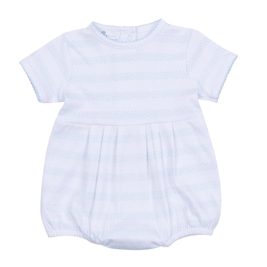 Blue Dotted Stripe Bubble