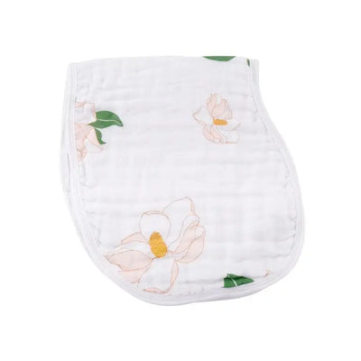 Magnolia Print Burp Cloth